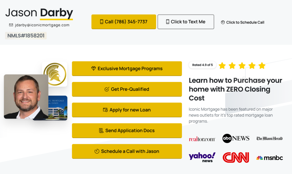 Jason Darby - Iconic Mortgage loans and Real Estate